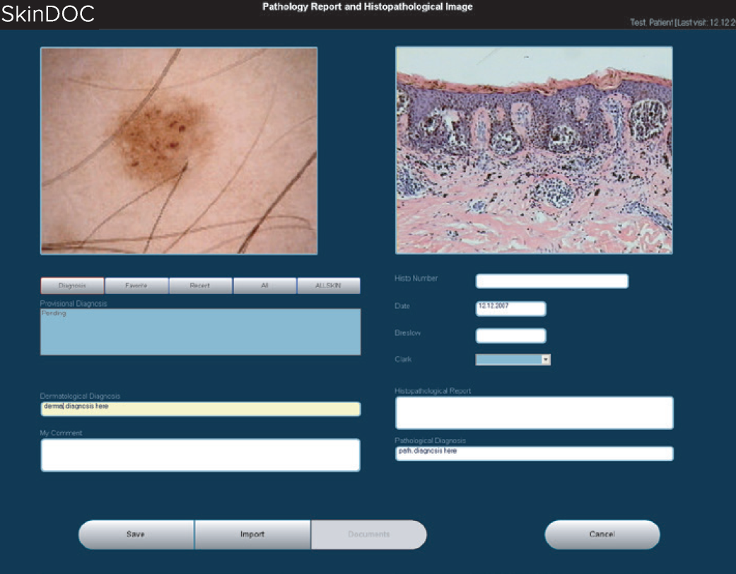 Haut-Doc-Pathologie-Bericht-Haut-Bildgebung